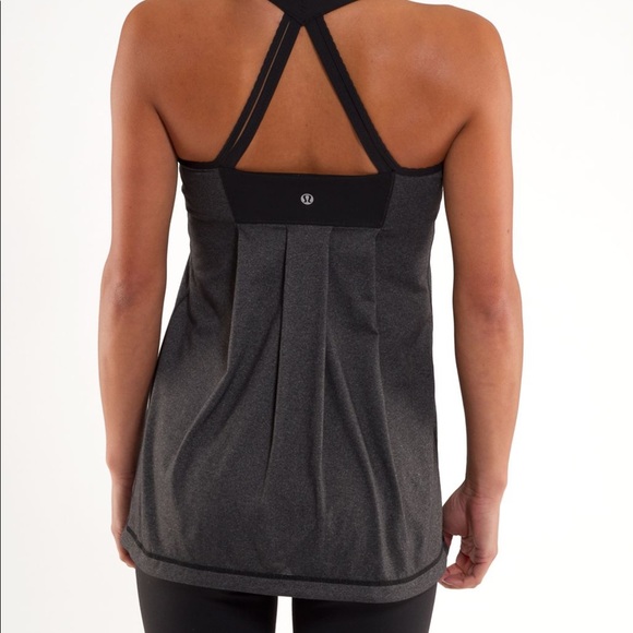 Lululemon Power Technique Tank Black size 6 in Excellent Condition Luon - Picture 11 of 14
